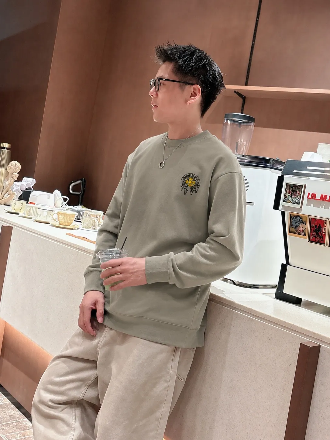 Chrom Heart 《 》 ， ， Same Style ， : Black White Coffee Brown Size：S（90-130 ） M（125-140 ） L（135-155 ） XL（155-175 ） XXL（175 ）